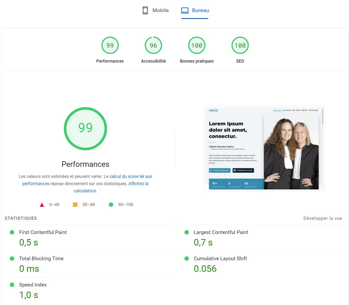 Position 10.7 on Google for a real client — 1/3
